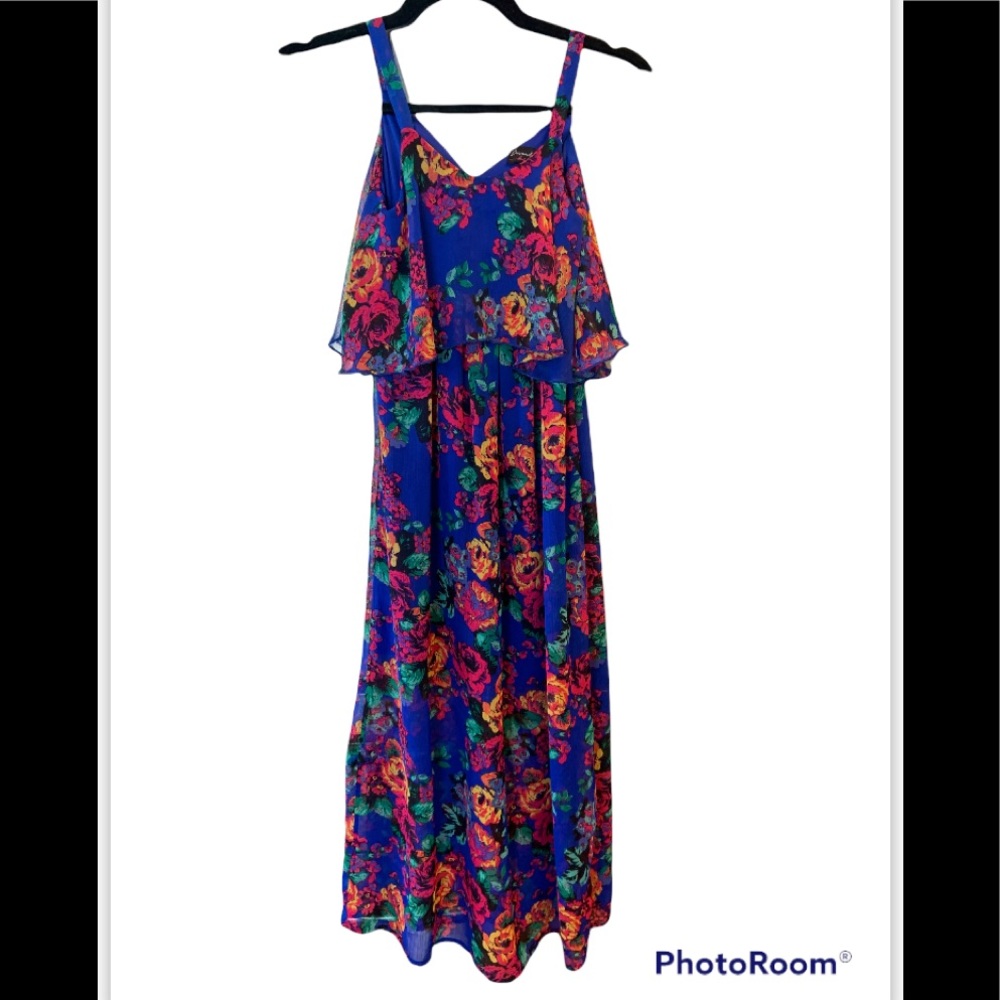 Disorderly Kids maxi floral spaghetti strap‎ dress